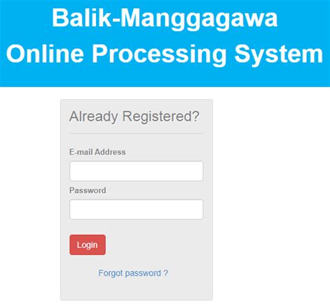 balik manggagawa oec online|balik manggagawa online processing system.